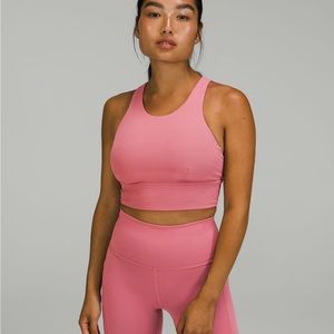 EUC Lululemon Wunder Under Set. Brier Rose Size 8 in leggings and bra.